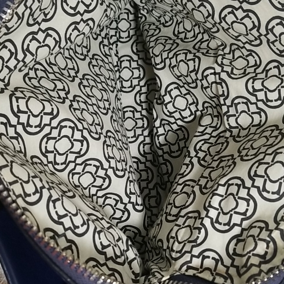 RAFE NEW YORK NAVY LEATHER HANDBAG - Picture 7 of 11